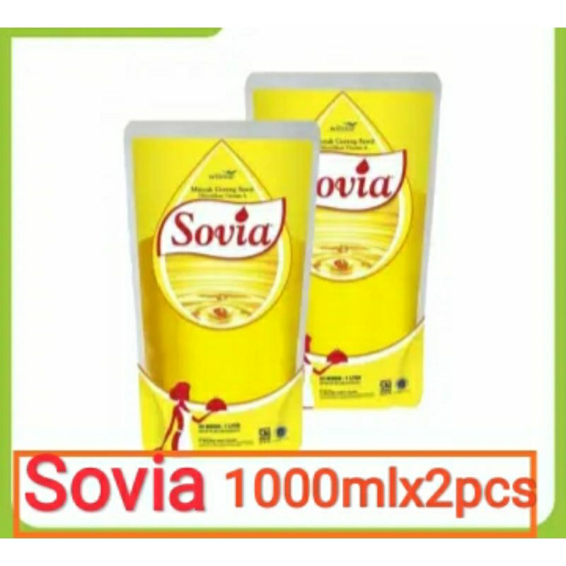 

Minyak Goreng Sovia 2L atau 1L x 2pcs