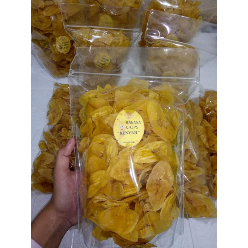 

KRIPIK PISANG RENYAH ASIN/MANIS/COKLAT 100Gr