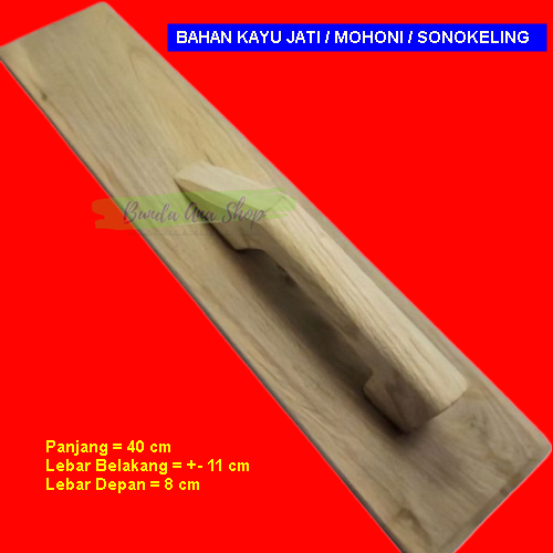 Roskam kayu Alat Plaster bangunan gosokan raskam kayu panjang 40 Cm