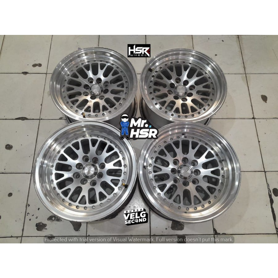 Velg Mobil Seken Racing HSR CLASSIC Ring 15 Lebar 8/9 Pcd 4x100/114,3