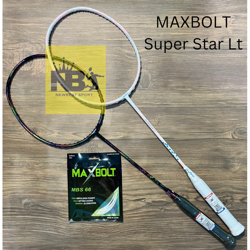 RAKET MAXBOLT SUPERSTAR LT RAINBOW ORIGINAL