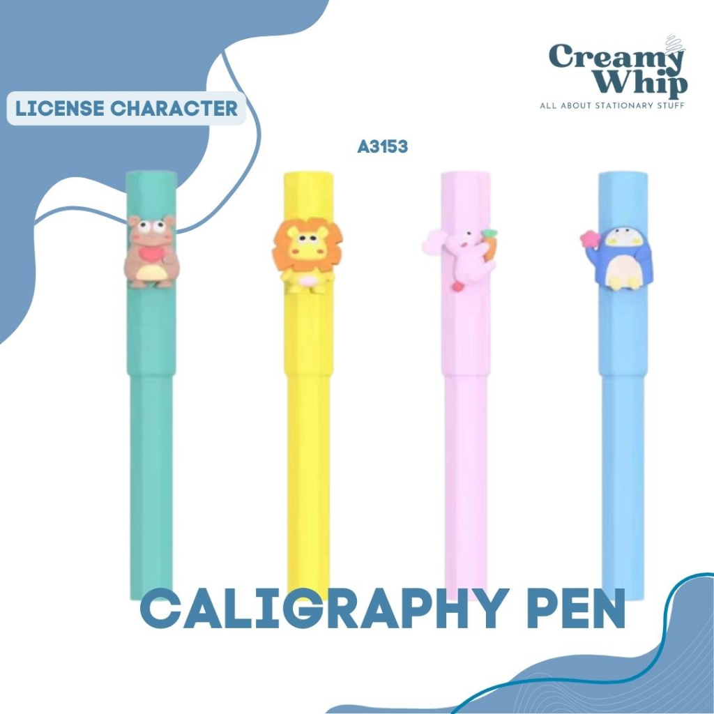 

Cute Animal Caligraphy Pen - Pulpen Untuk Kaligrafi Aksara Chinese Japan Korea Pen Kaligrafi