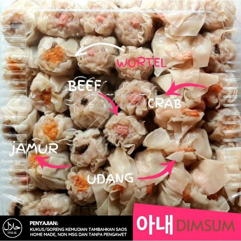 

Dimsum Frozen, Dimsum Ayam Isi 50pcs