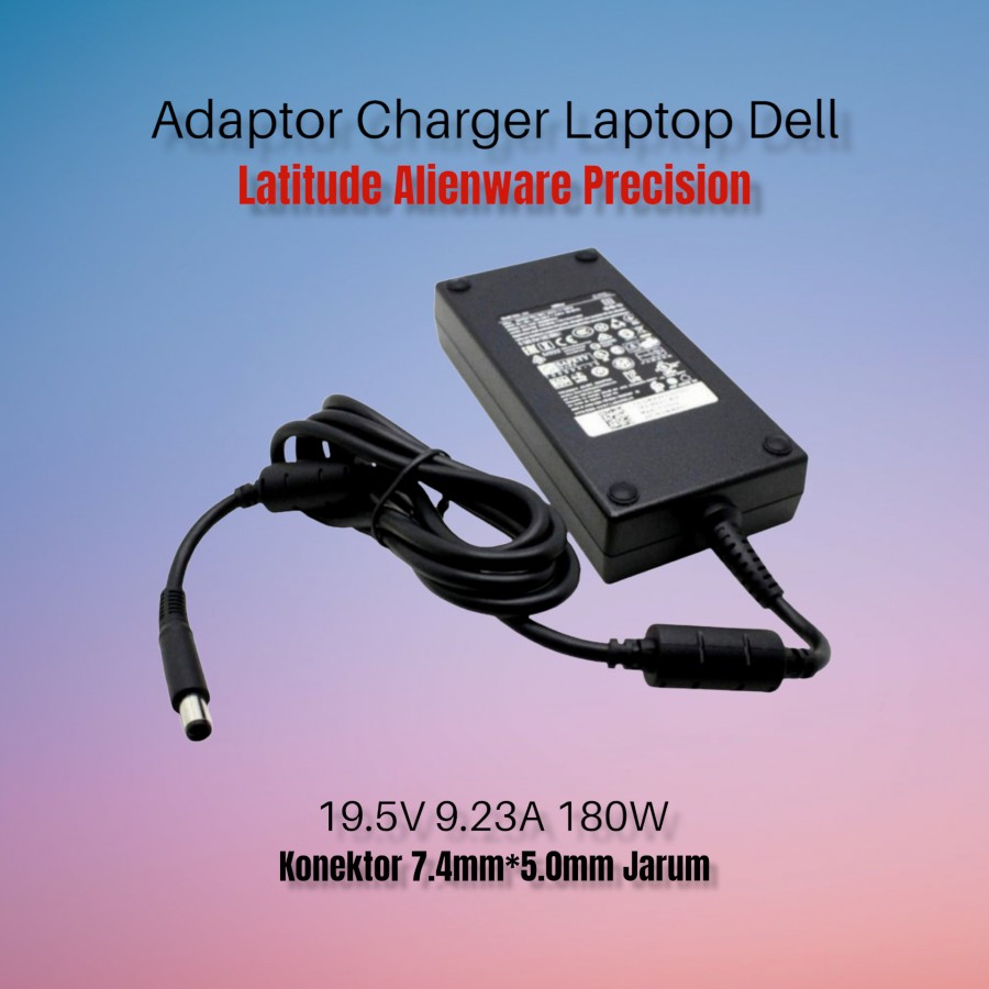 MASRI Adaptor Charger Laptop Dell Alien Ware M14X M15X M17X G7 15-7588 19.5V 9.23A 180W
