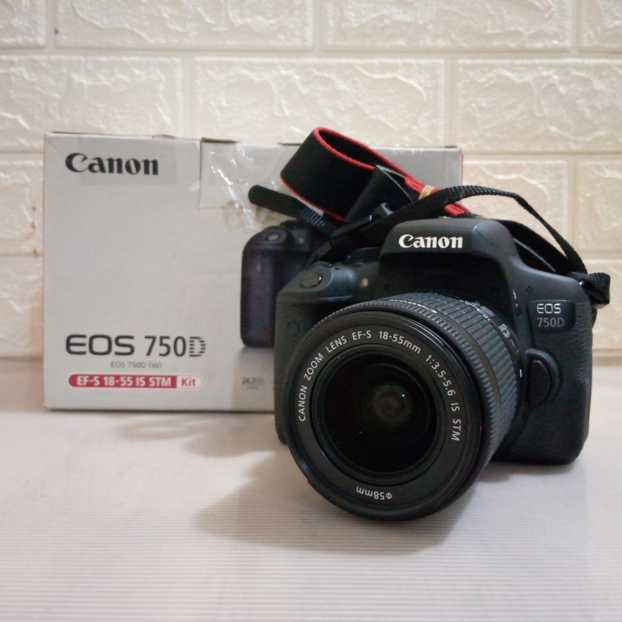 kamera canon 750d kit 18 55 camera DSLR kamera Canon eos 750d second