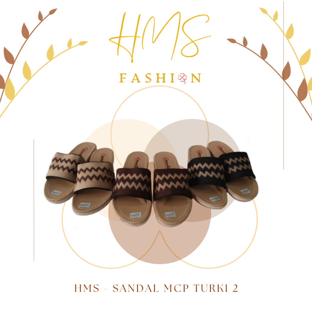 HMS - Sandal MCP TURKI 2 | | Sandal Setengah Tinggi Wanita | Sandal Wedges | Sandal Wanita Murah | S