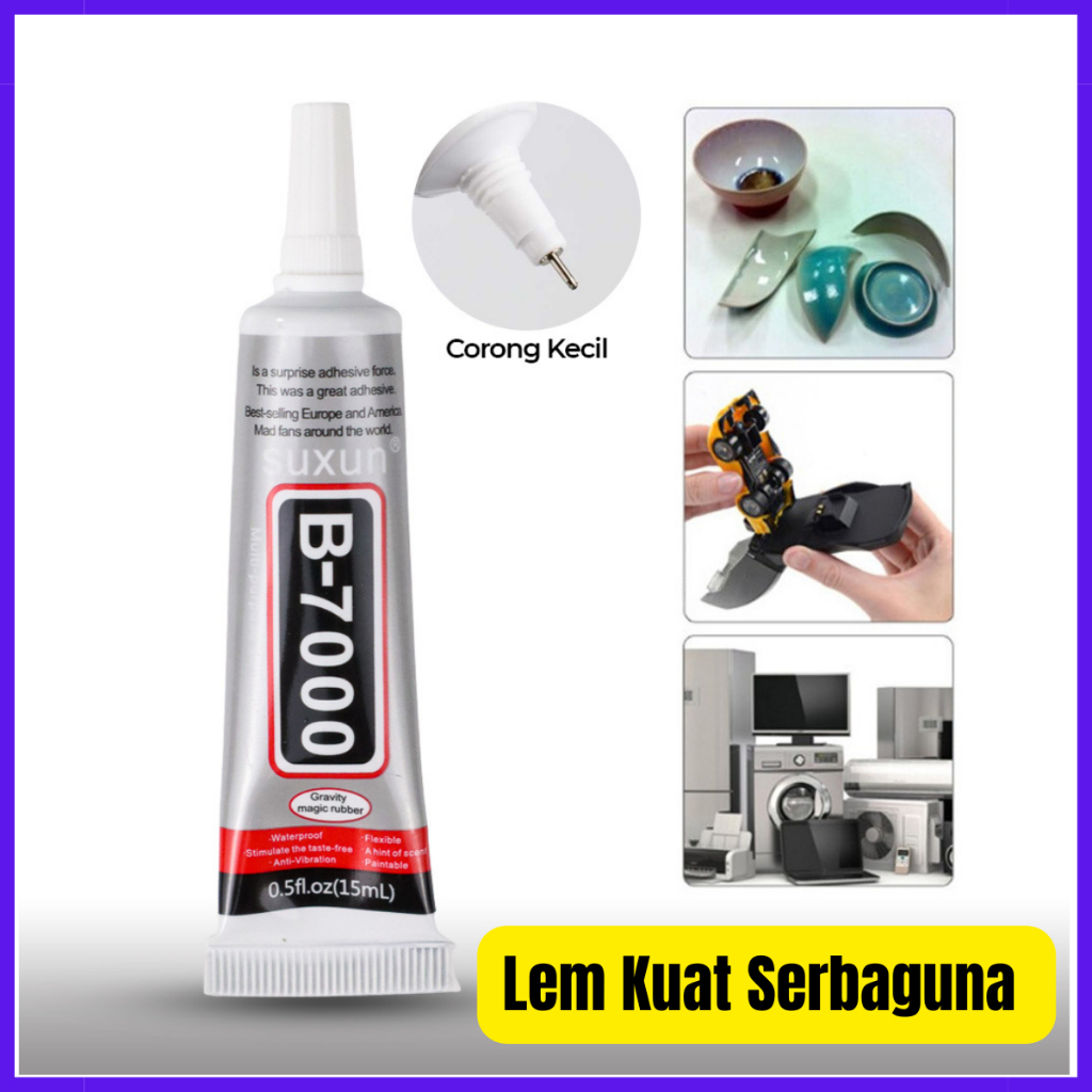

Lem Kuat Serbaguna Power Glue Strong Adhesive 15 ML LEM Multifungsi