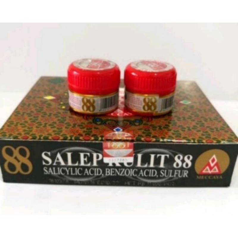 SALEP 88 ORIGINAL ASLI 6GR 1 BOX ISI 12 POT UNTUK SAKIT KULIT