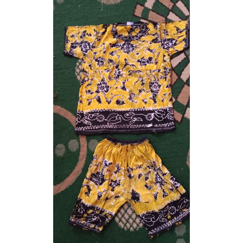 Kaos Batik Anak Lengan Pendek