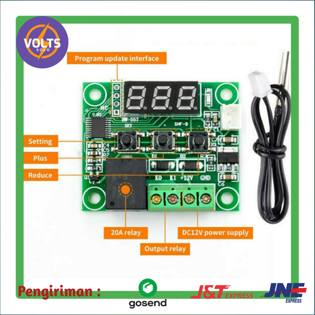W1209 Thermostat Pengatur Suhu Digital