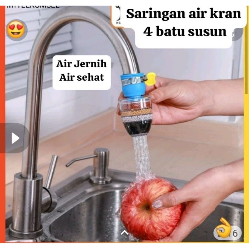 Penyaringan Air 4 Batu Susun 6x Penyaringan/ Saringan Air PAM Air Sumur dll/ Penyaringan Air Mini