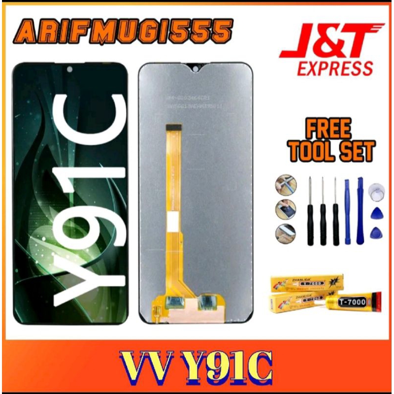 Lcd Touchscreen Vivo Y91C/Lcd Fullset Vivo Y91c Free Tools Lem Original