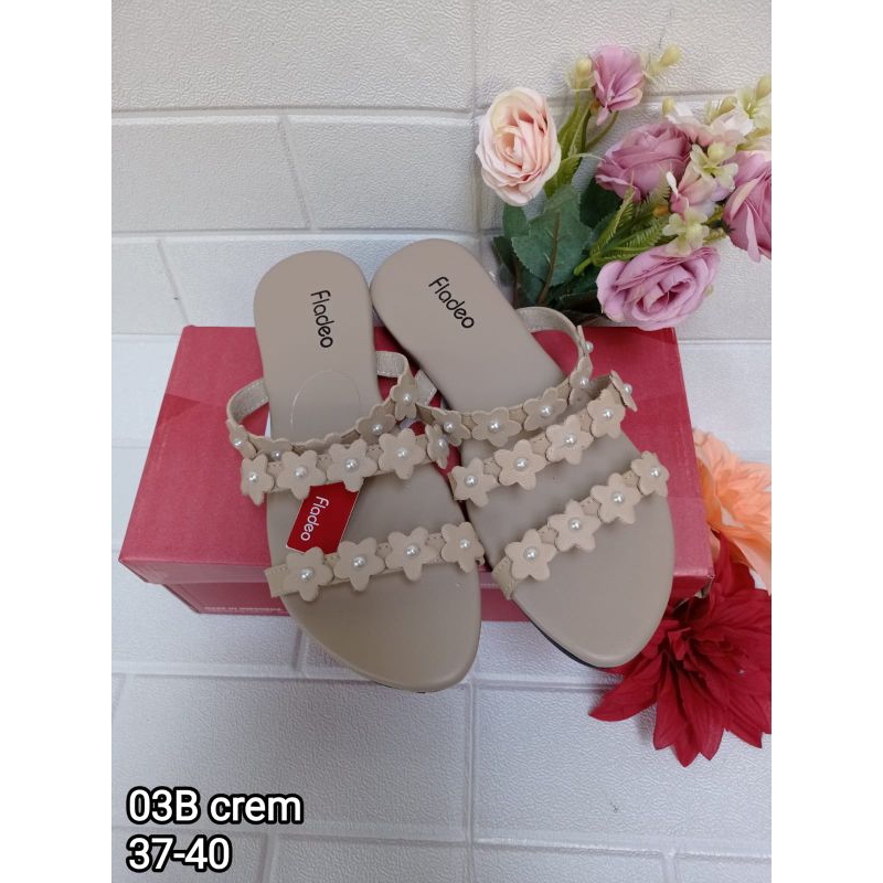 sandal teplek fladeo