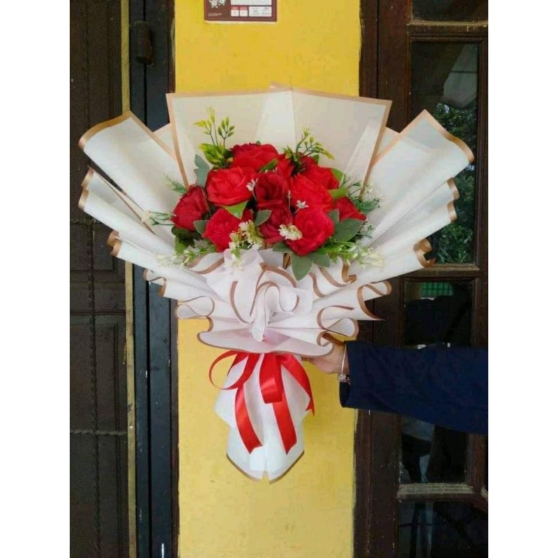 

Buket bunga artificial - flowers bouquet