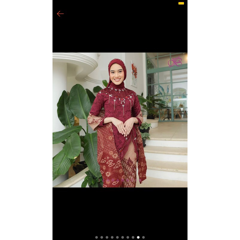 Preloved Izara Batik Maroon