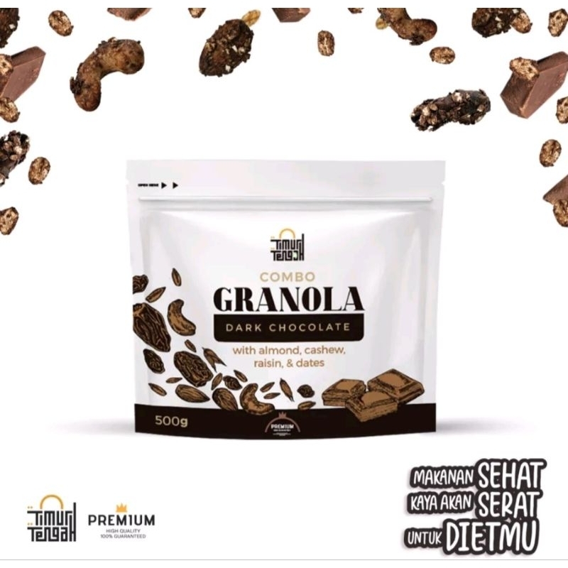 

Granola coklat kemasan 500gr, 100% original
