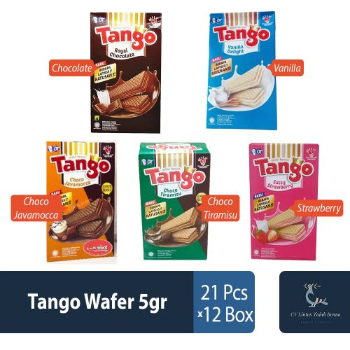 

[MT] Tango wafer isi 20pc Coklat/Vanila/Javamocca