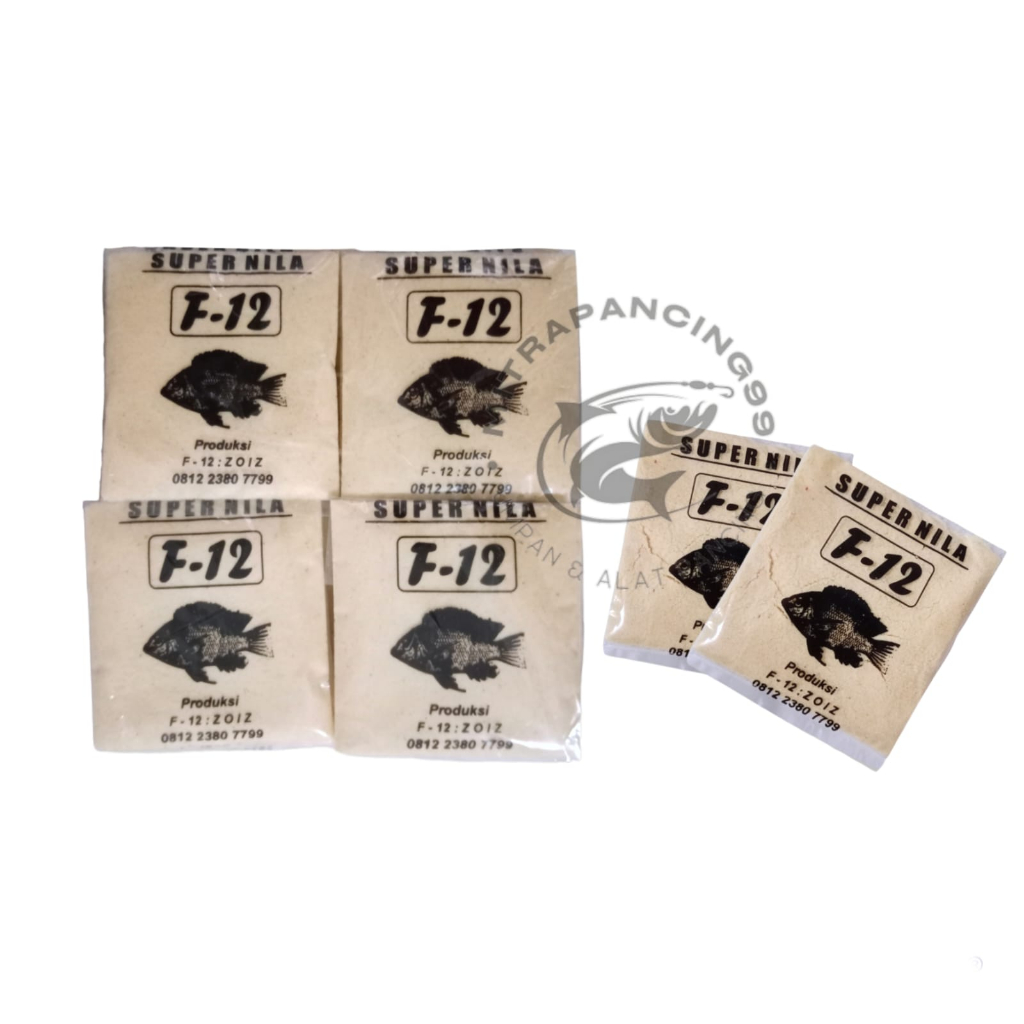 Umpan Super Nila F-12 - Umpan Pancing Ikan Per Pack