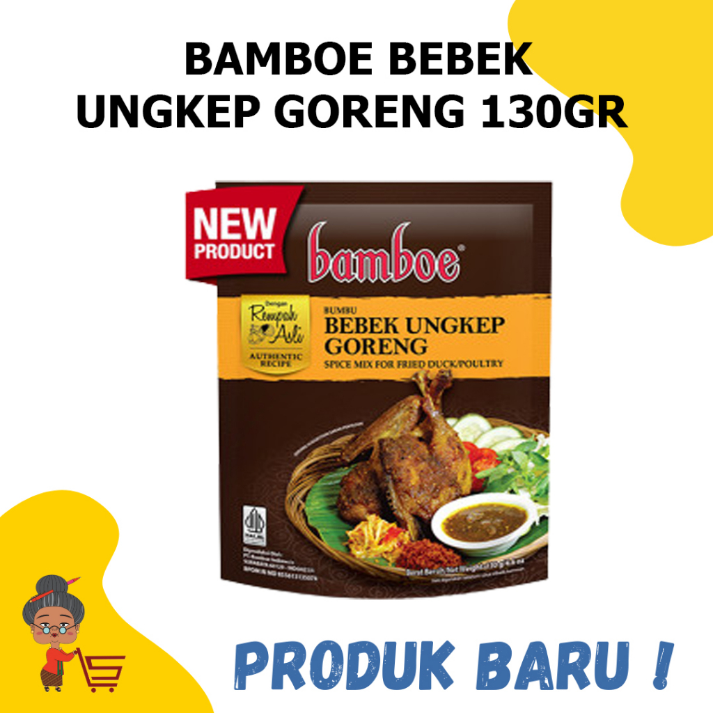 

BAMBOE BUMBU BEBEK UNGKEP GORENG 130GR / BAMBOE BEBEK UNGKEP GORENG