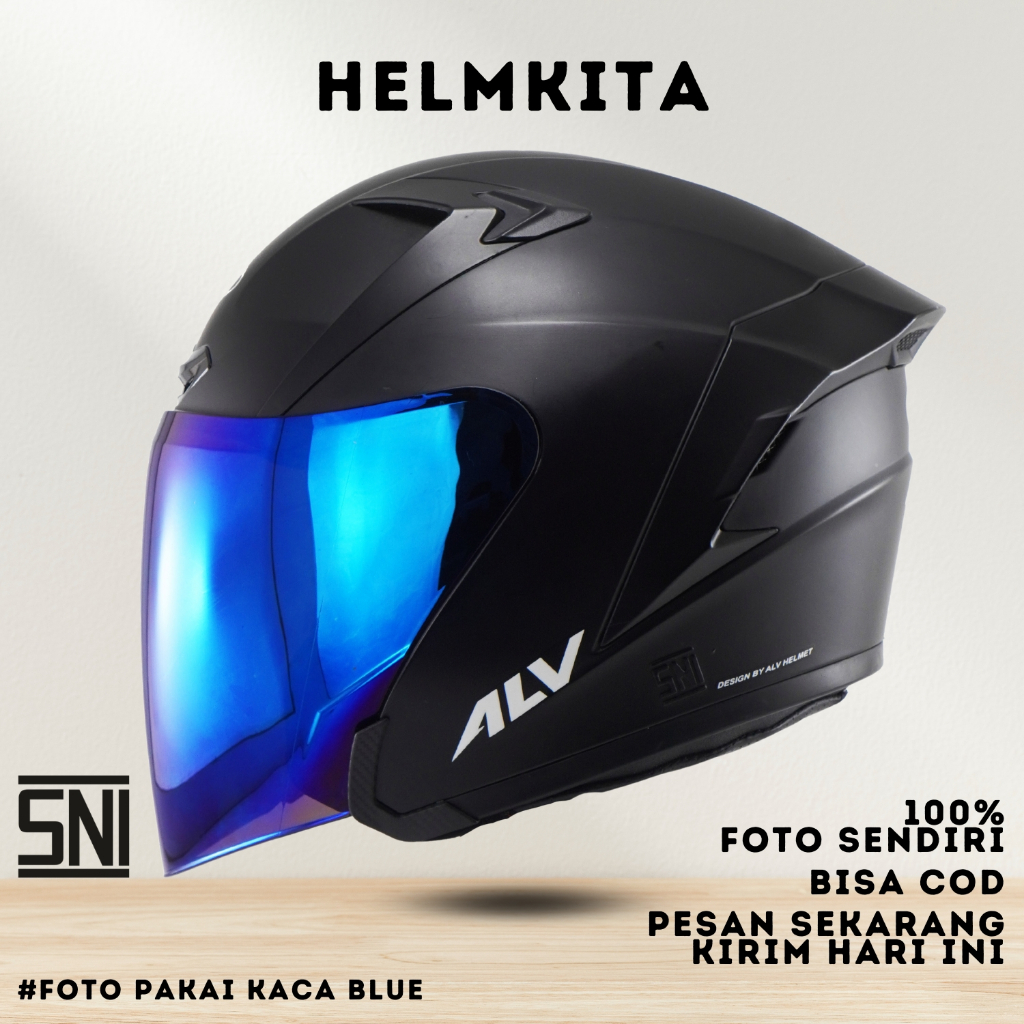 HELM ALV ULTRON HELM HALF FACE HELM SNI