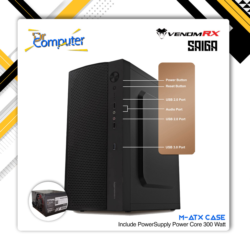 Casing PC M-ATX VenomRX Saiga