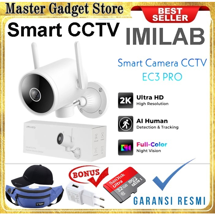IMILAB EC3 PRO Home Smart Camera CCTV IP WiFi 2K Outdoor IP66 Kamera