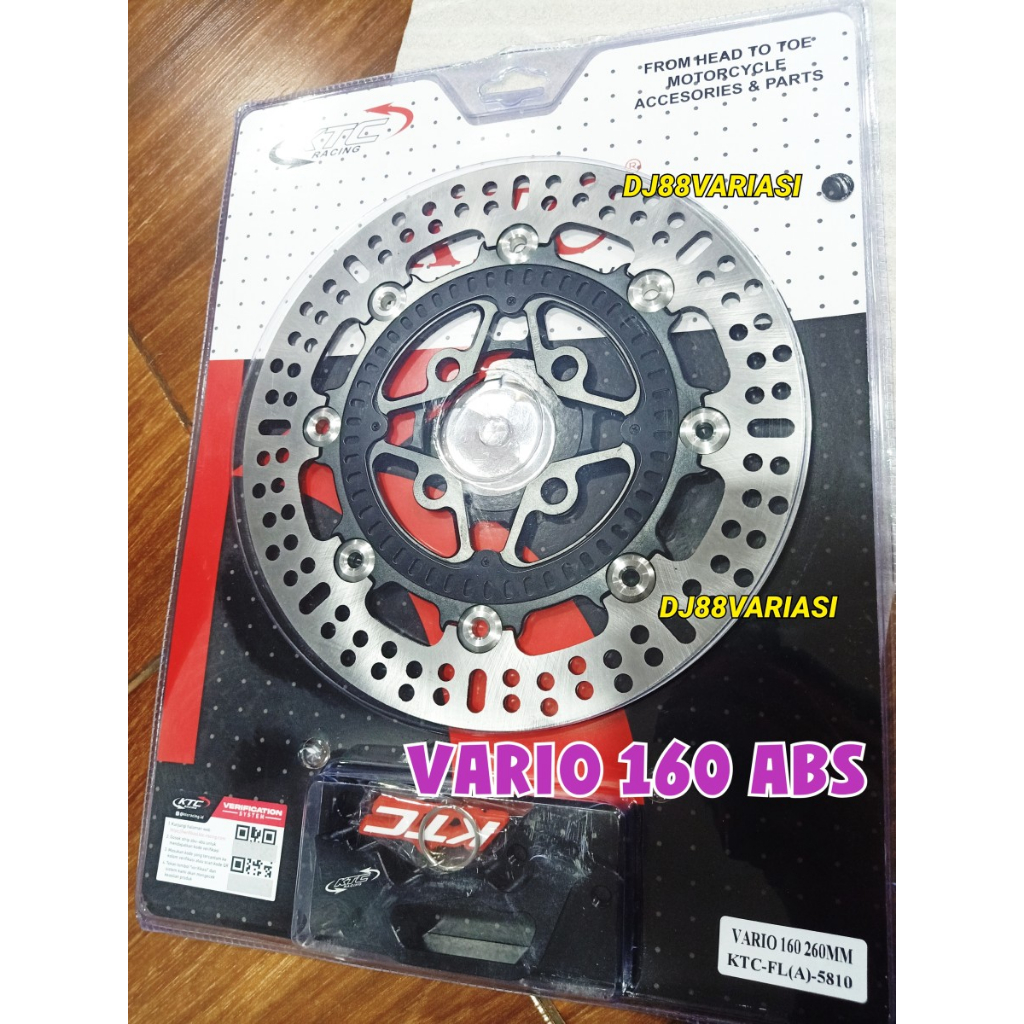 Cakram Ktc Vario 160 abs Piringan disc brake depan vario160 abs