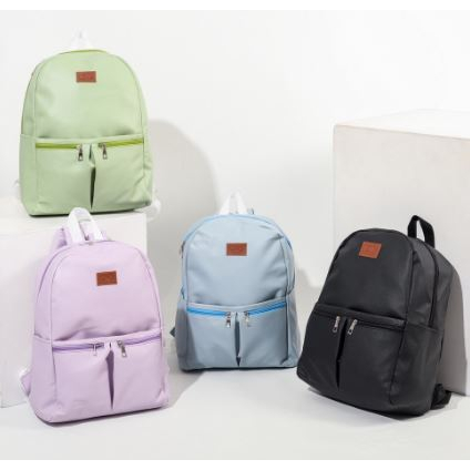 Tas ransel dewasa besar style kuliah kerja korea multifungsi J9H4 wanita mini remaja gendong kulit T