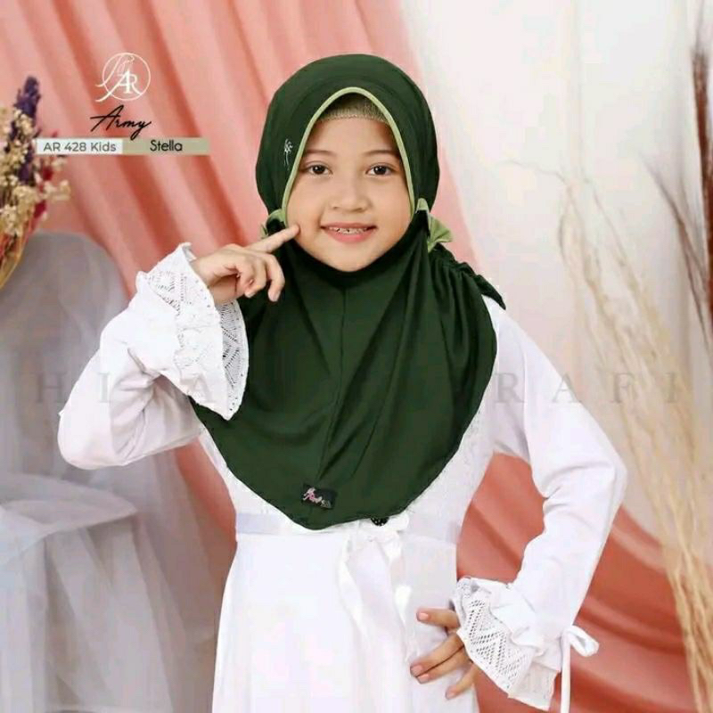 HIJAB AR-RAFI AR 428 KIDS Kerudung Instan Anak Ar Rafi Arrafi