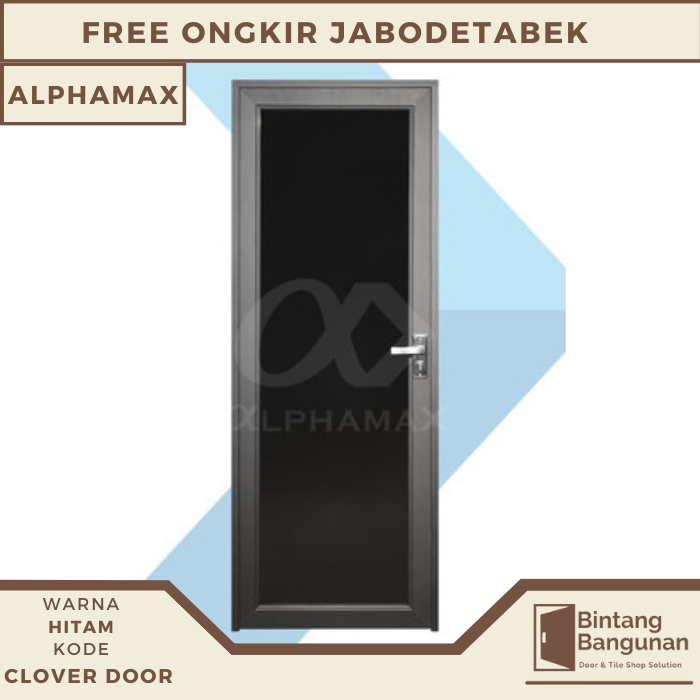 Pintu Alphamax | Pintu Kamar Mandi Alumunium TEBAL - Clover Door