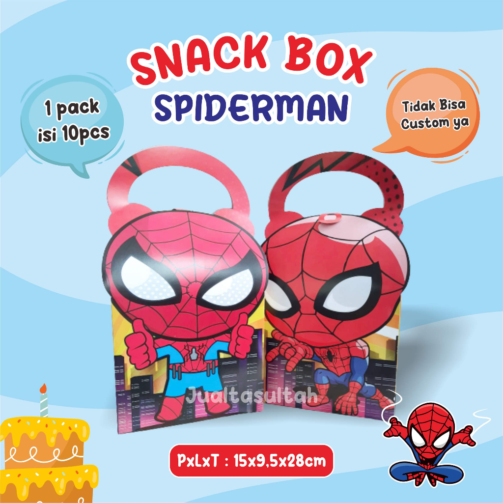 

(isi 10pcs) Dus ultah TAS KARAKTER/ TAS SNACK/ TAS ULANGTAHUN / Snack Box karakter/ TAS SOURVENIR/ tas Ultah AQIQAH/ TAS SOUVENIR