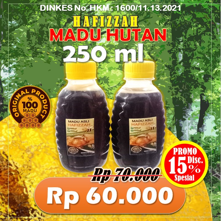 

Madu Hutan Jambi Asli 250ml terdaftar dinkes & Uji Lab