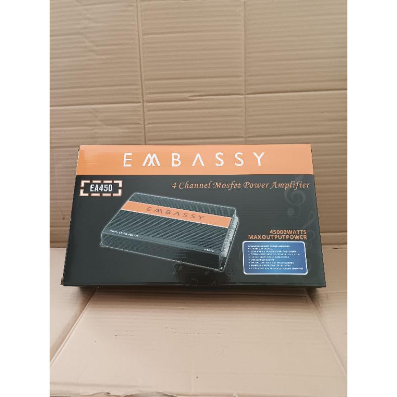 power Embassy EA-450 power 4 channel Embassy 45000 watt