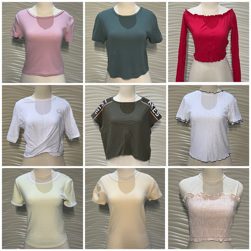 PRELOVED&NEW BAJU P*MELO H*M C0L0RB0X T0PSH0P