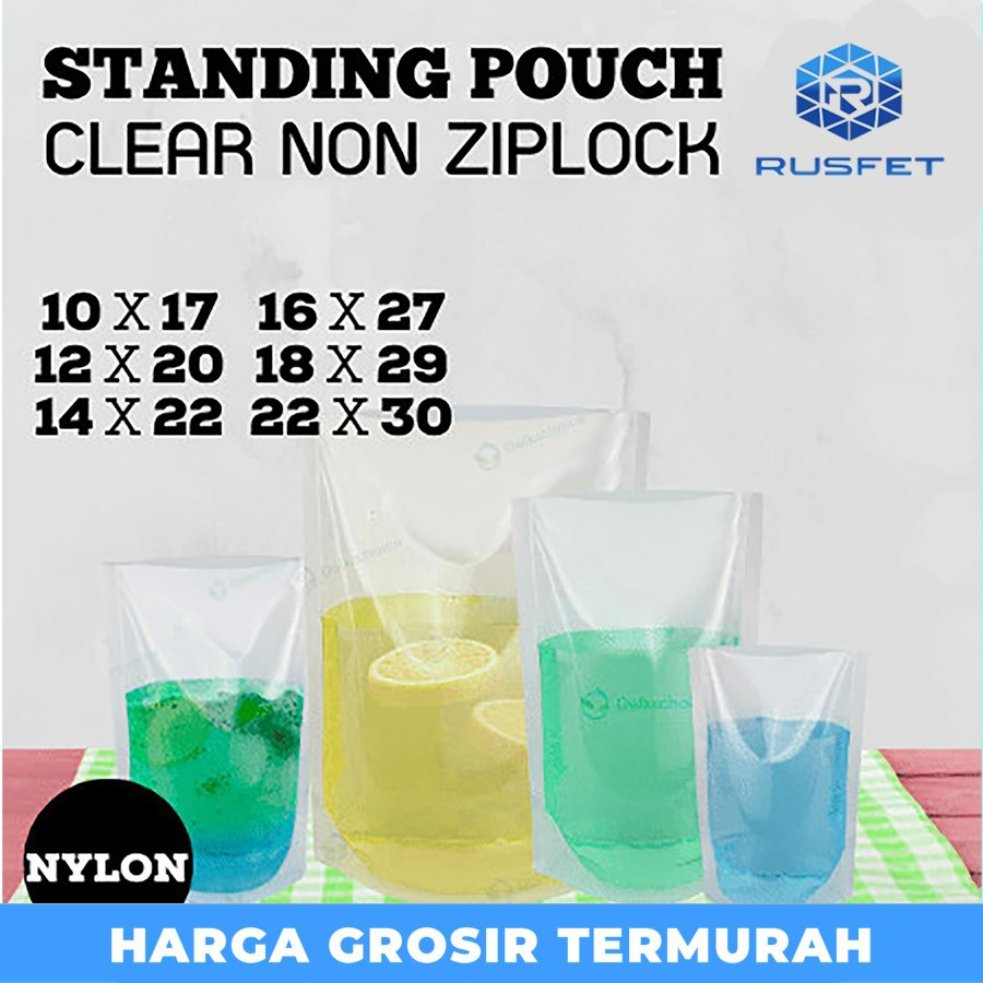 STANDING POUCH NYLON | PLASTIK KEMASAN CAIRAN / LIQUID