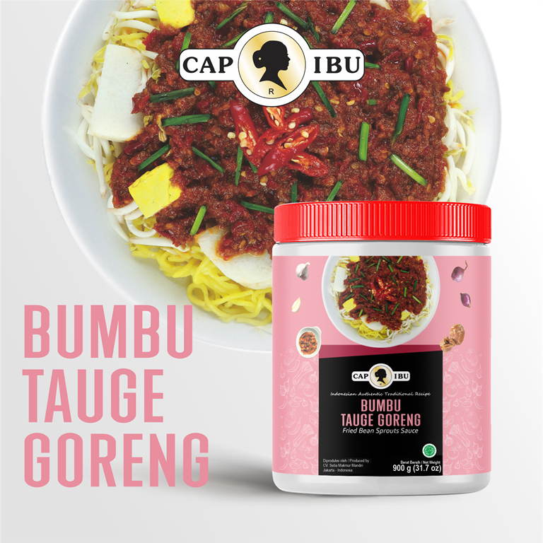 CAP IBU Bumbu Tauge Goreng Kemasan Pot