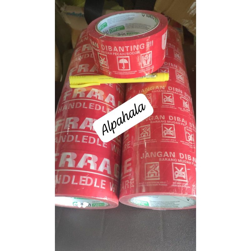 Lakban Fragile 80yard 48mm