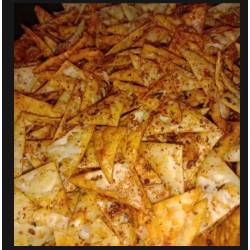 

Pangsit pedas extra daun jeruk