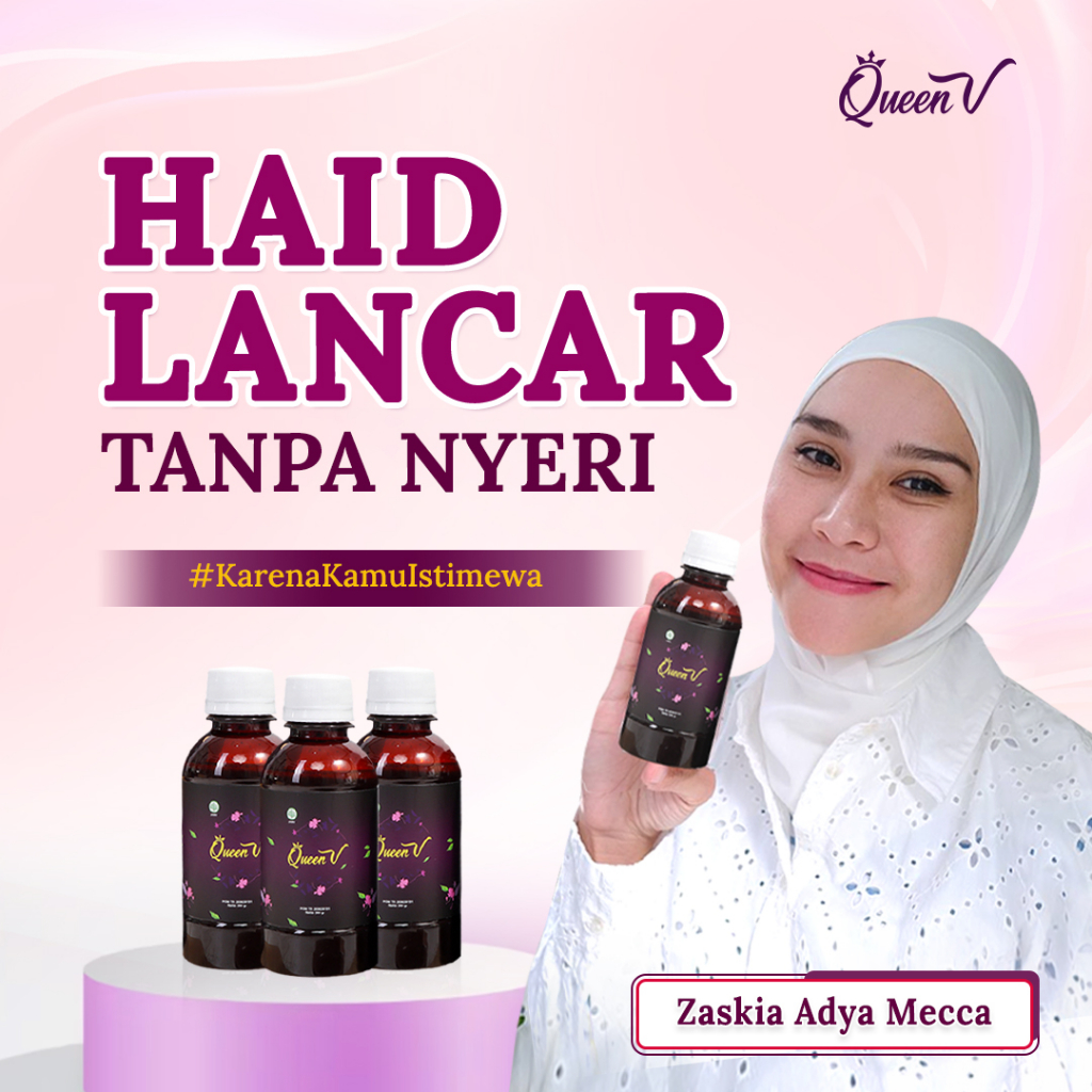 Queen V - Madu Alami Atasi Keputihan 3 Botol - HALAL MUI & BPOM