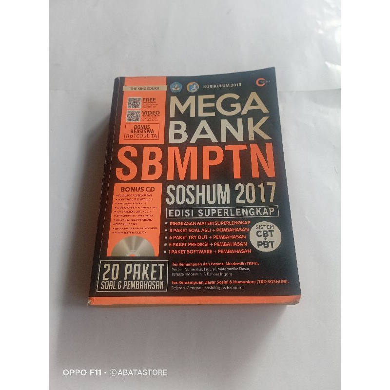 BUKU MEGA BANK SBMPTN SOSHUM 2017 KURIKULUM 2013