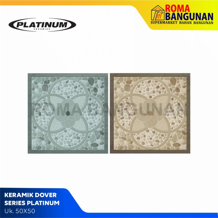 KERAMIK MOTIF / KERAMIK LANTAI PLATINUM DOVER SERIES 50X50