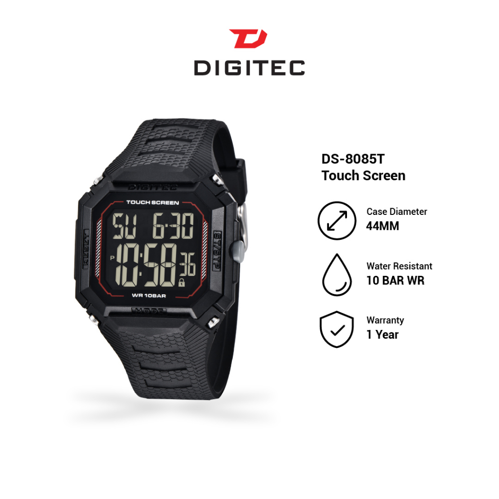 Jam Tangan Pria Touch Screen DIGITEC DS-8085T
