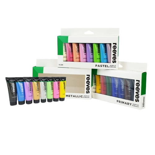 

Cat Akrilik Reeves Artists 8x22ml Acrylic Color Paint Set