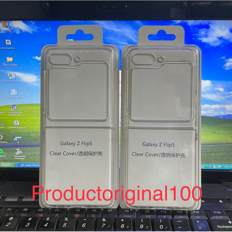 Galaxy Samsung Z Flip5 Clear Cover Z Flip 5 clear cover Casing