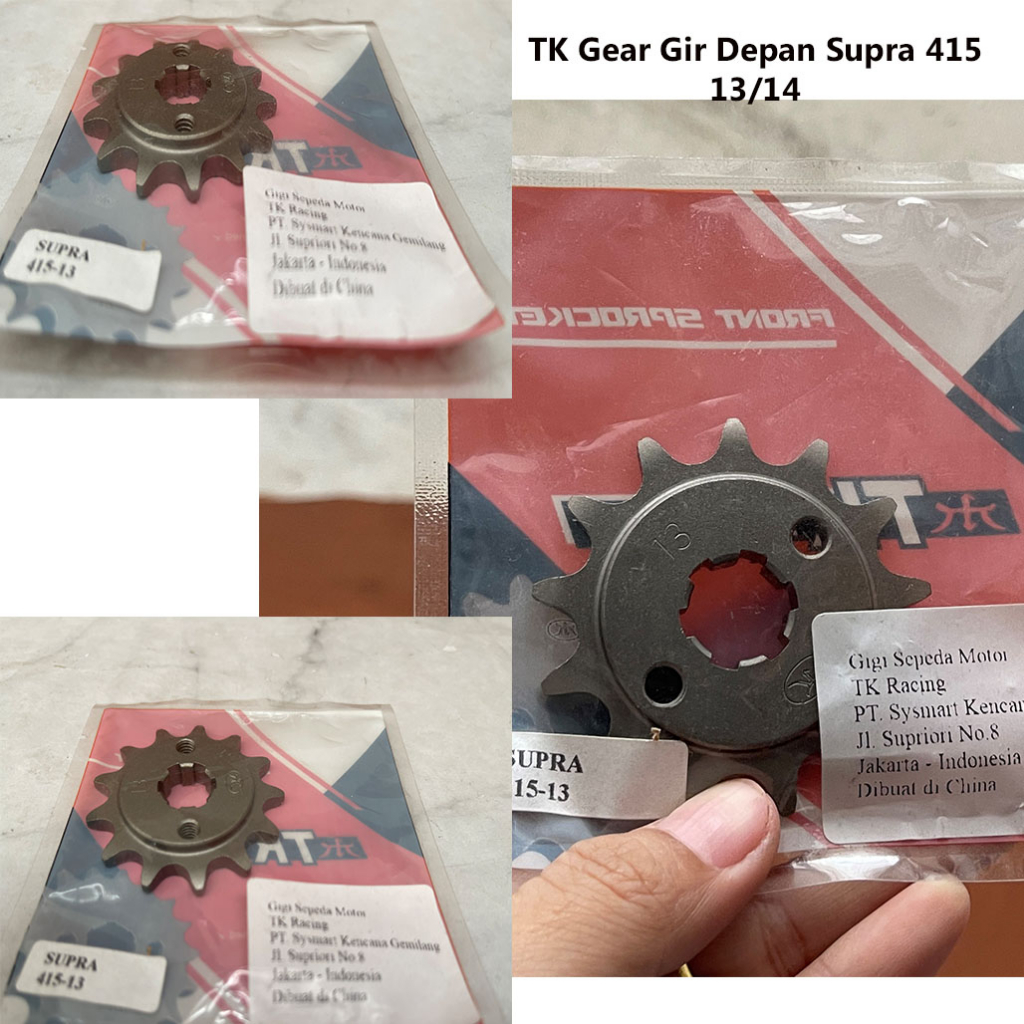 Gear Gir Depan TK Supra Satria FU SMASH 415 13/14