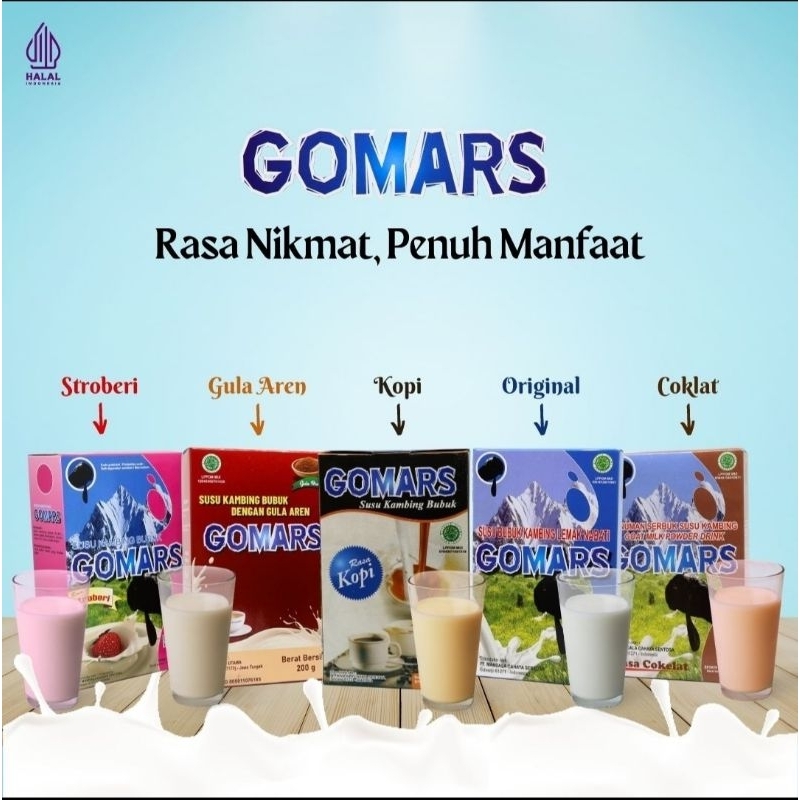 

Susu Kambing Etawa Gomars 200gr/Gomars/SUSU KAMBING/SUSU