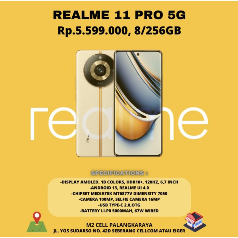 Realme 11 Pro 5G 8/256GB GOLD