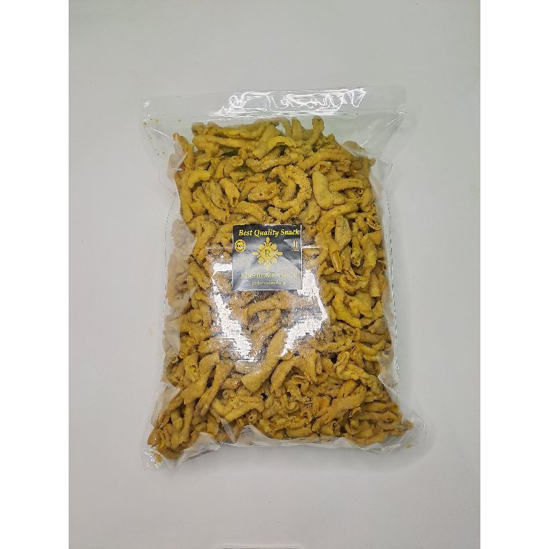 

kripik usus ayam 1 kg kripik usus ayam tepung crispy