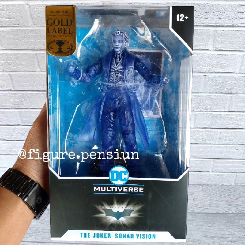 DC DMULTIVERSE MCFARLANE THE JOKER SONAR VISION THE DARK KNIGHT TRILOGY ACTION FIGURE