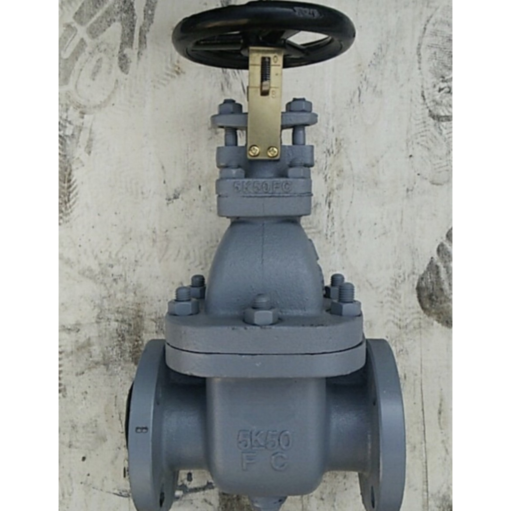 3" Gate valve 5K -3" inch Stop Kran Jis 5 K-DN80 DN 80 Besi Cast iron